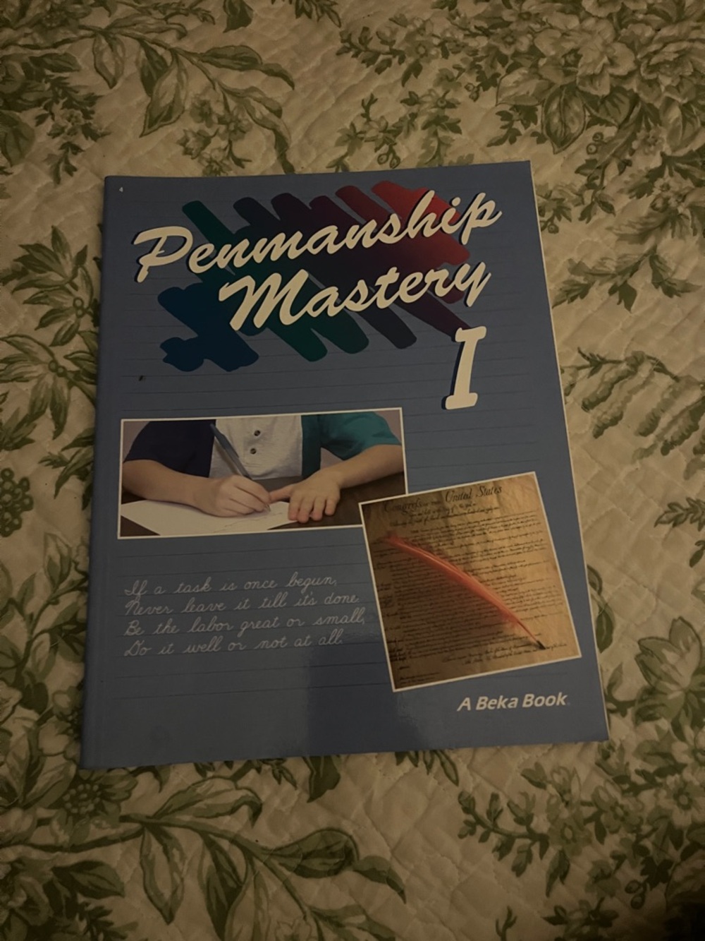 Penmanship Mastery I 4th grade abeka book homeschool handwriting